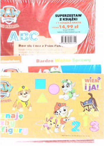 Psi Patrol zestaw książeczek, praca zbiorowa