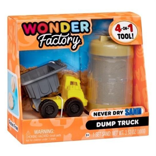 Wonder Factory Never Dry Sand - Light Brown +Truck