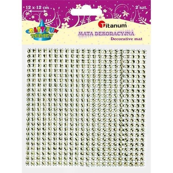 Mata z kryształkami złota 2szt, Titanum