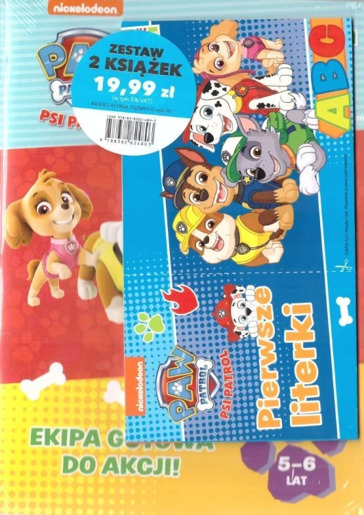 Psi Patrol zestaw książeczek, praca zbiorowa