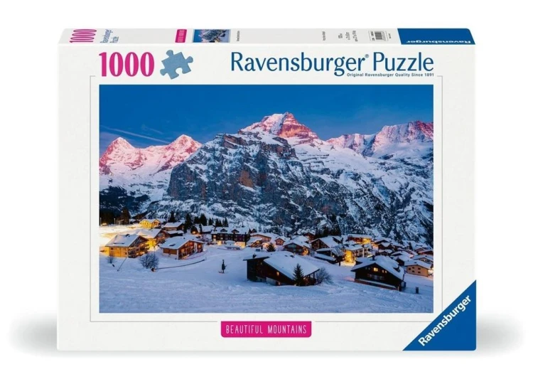 Puzzle 1000 Bernese Oberland, Murren, Ravensburger