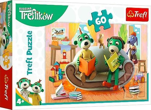 Puzzle 60 Wspólne czytanie bajek Trefliki TREFL