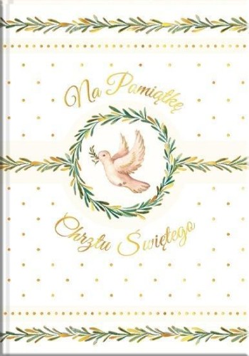Książeczka A5 Pamiątka Chrztu. Gołąb