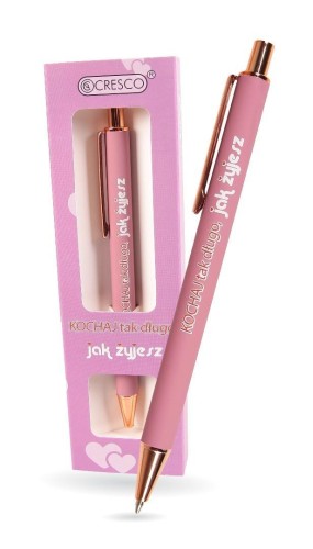 Długopis automatyczny Kochaj tak długo, jak żyjesz