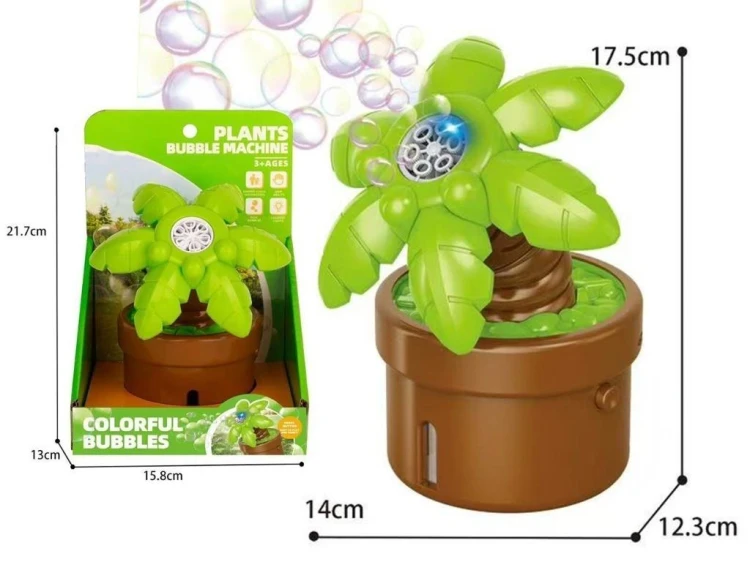 Palma na bańki mydlane światło, Czapska