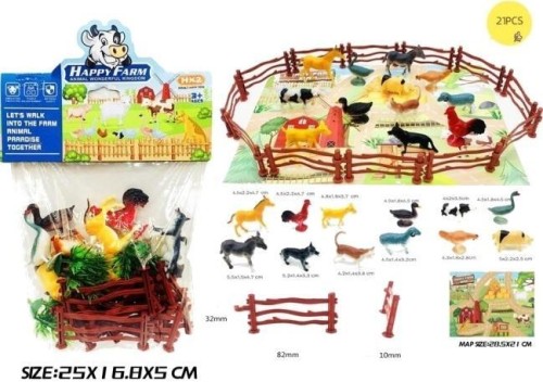 Zestaw zwierząt domowych z matą, Merkpol