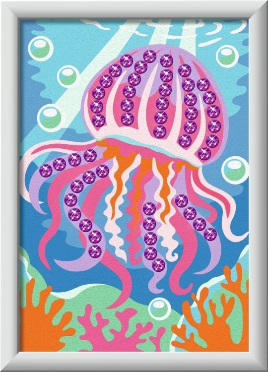 CreArt for Kids Trendy jellyfish, Ravensburger