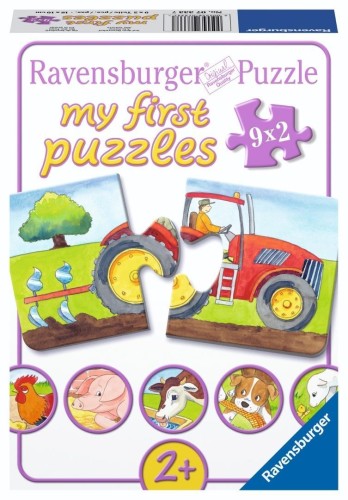 Puzzle 9x2 On the Farm, Ravensburger
