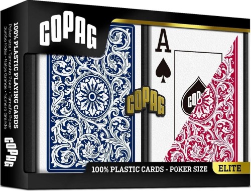 Karty do pokera Copag blue/red 2szt, Cartamundi