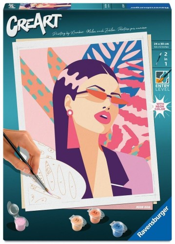 CreArt Neon Pink Lady, Ravensburger