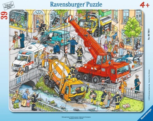 Puzzle 39 Emergency Services Frame, Ravensburger