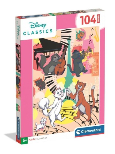 Puzzle 104 Aristocats, Clementoni