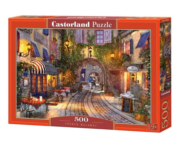 Puzzle 500 French Walkway CASTOR, Castorland