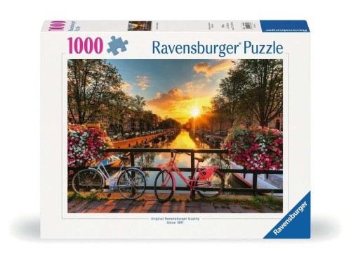 Puzzle 1000 Rowery w Amsterdamie, Ravensburger