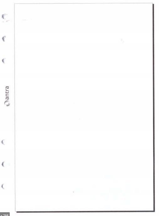 Wkład do organizera A5/czysta biała ANTRA, Antra