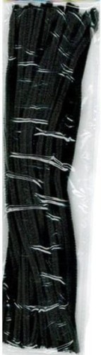 Druciki kreatywne czarne 40szt, Brewis