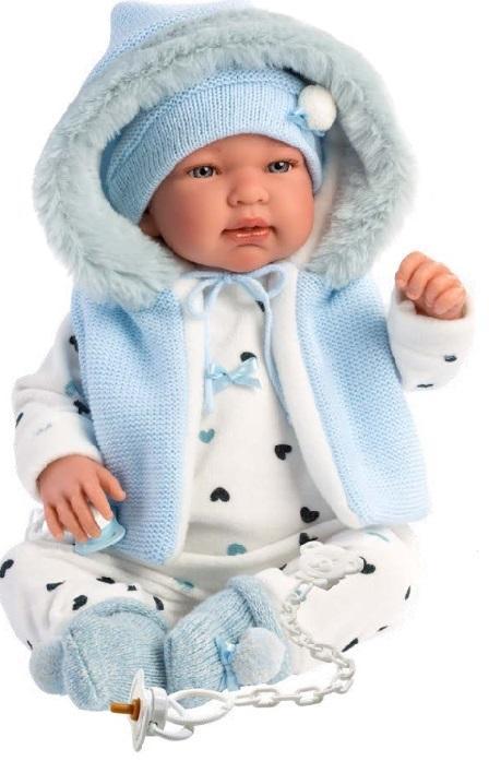 Lalka bobas Tino 44cm, Llorens