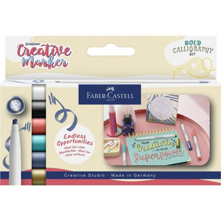 Pisak kreatywny goldfaber 6 kolorów, Faber Castell