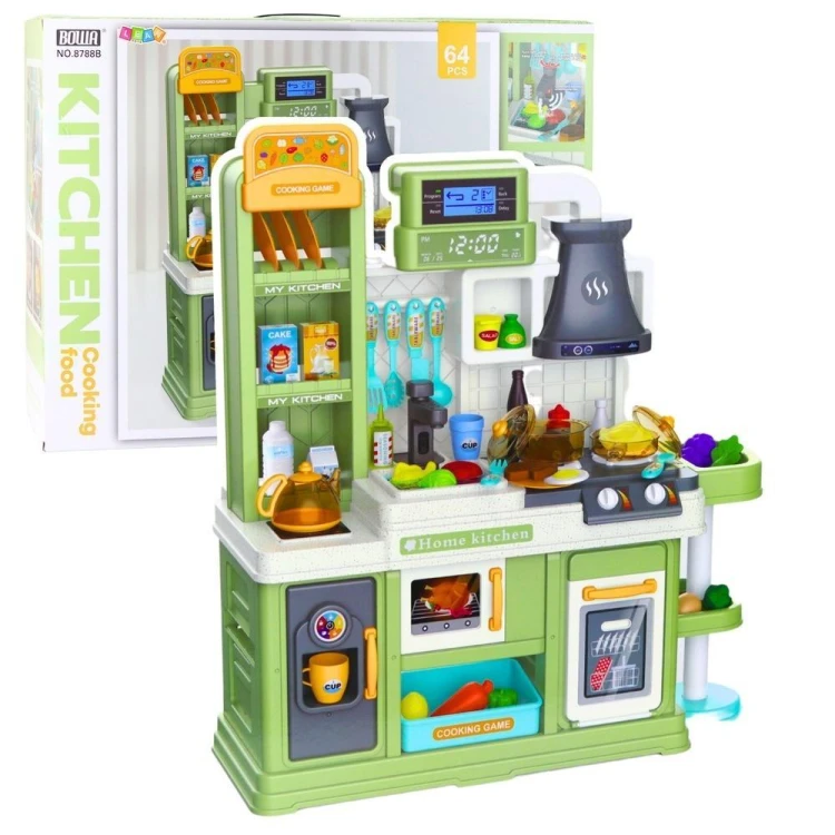 Kuchnia 64el z obiegiem wody zielona, Leantoys