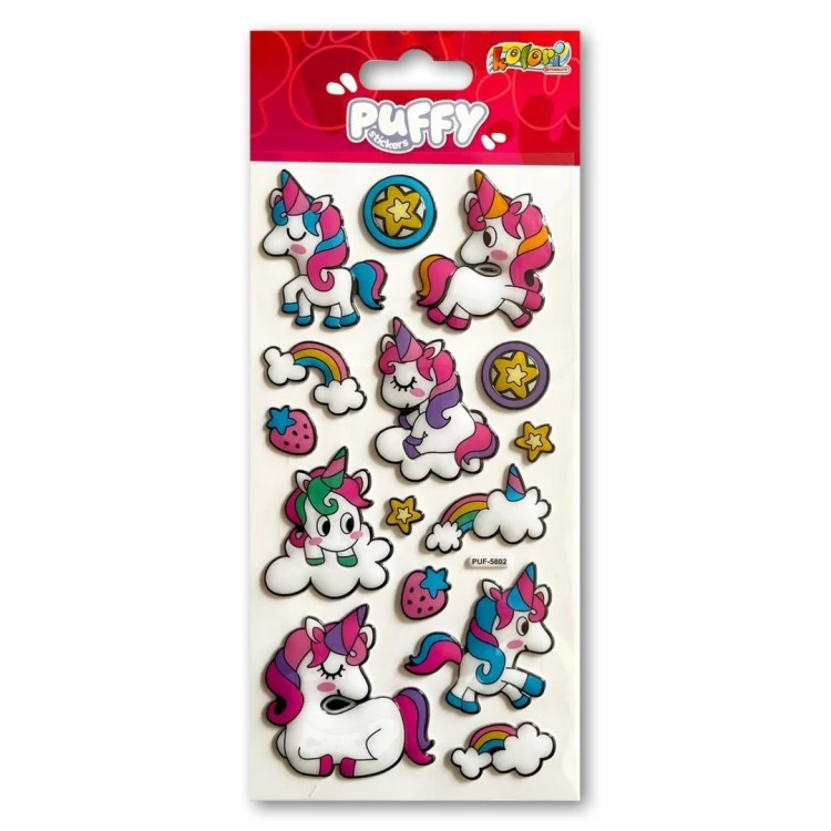 Naklejki puffy Unicorns, Penmate