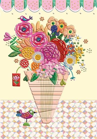 Karnet A5 Imieniny - Wazon