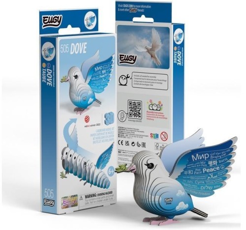 Gołąbek pokoju Eugy. Eko Ukladanka 3D, Eugy