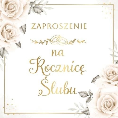 Zaproszenie Rocznica Ślubu (10szt)