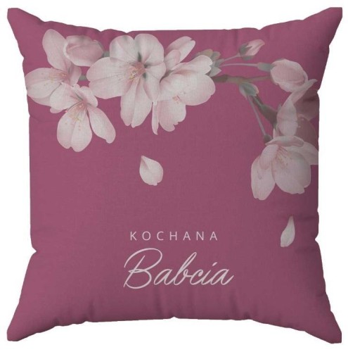 Poduszka Kochana Babcia 40x40cm