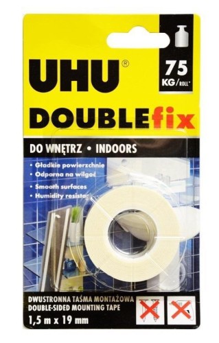 Dwustronna taśma montażowa Extra Mocna UHU, UHU