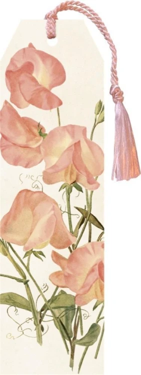 Zakładka 114 ze wstążką Kwiaty groszku, Skona Ting