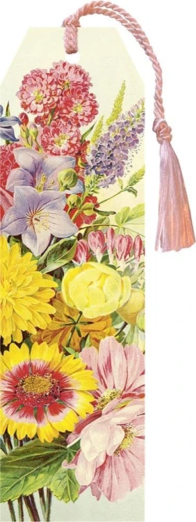 Zakładka 128 ze wstążką Letnie kwiaty, Skona Ting