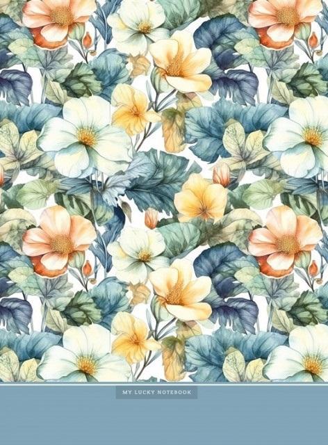 Notatnik 145x197/48K kratka kwiaty FRESH, Fresh