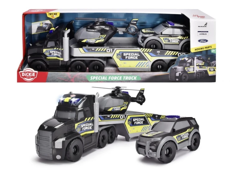 SOS Ciężarówka z lawetą 70cm, Dickie Toys