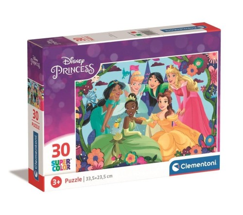 Puzzle 30 Super Kolor Disney Princess, Clementoni