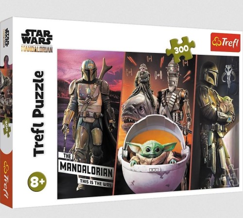 Puzzle 300 Tajemniczy Baby Yoda TREFL, Trefl
