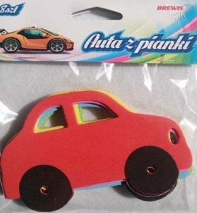 Naklejki z pianki auta 8szt, Brewis