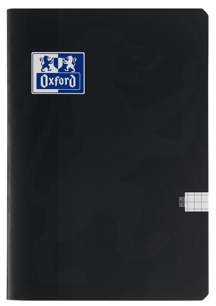 Zeszyt A5/60K kratka Esse czarny (5szt), Oxford