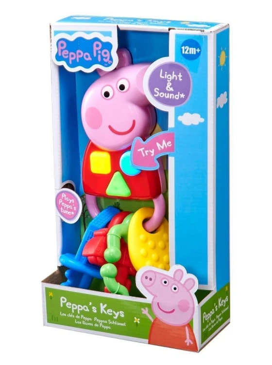 Kluczyki światło dźwięk Świnka Peppa, HTI