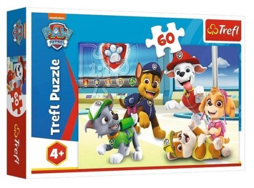 Puzzle 60 W świecie Piesków TREFL, Trefl