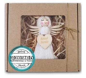 Zawieszka Anioł stróż. Biały, Henry