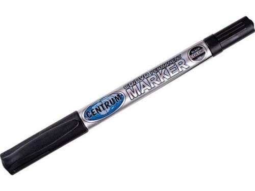 Marker permanentny DVD/CD czarny (12szt), Centrum