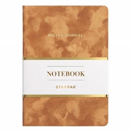 Notes A5/80K karmelowy zamszowy, STARPAK