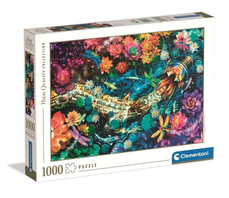 Puzzle 1000 HQ Koi River, Clementoni
