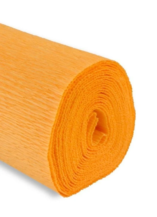 Krepina 50x250cm 180g żółta ciemna, Alfa Pastello