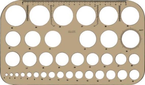 Szablon Kółka Z37, Koh-I-Noor
