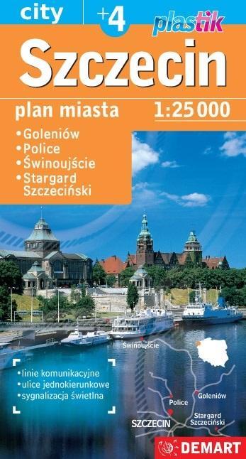 Mapa samochodowa Szczecin 1:250000, praca zbiorwa