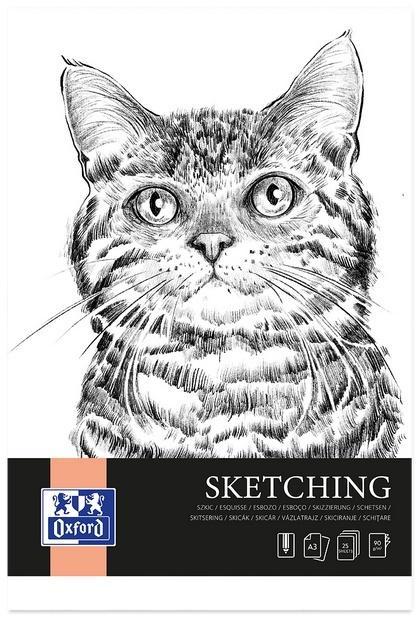 Blok artystyczny szkicownik A3/25K 90G, Oxford