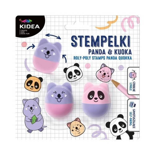 Stempelek wańka wstańka Panda Kuoka KIDEA, DERFORM