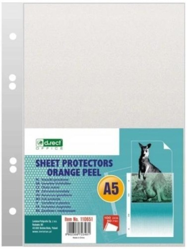 Koszulka A5 groszkowa 50mic 100szt D.RECT, D.RECT