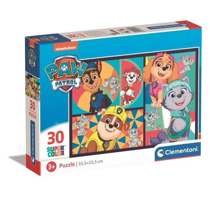 Puzzle 30 Super Kolor Paw Patrol, Clementoni